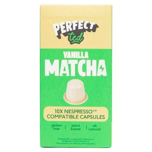 Perfect Ted Vanilla Matcha Nespresso Capsules 10 x 5 g