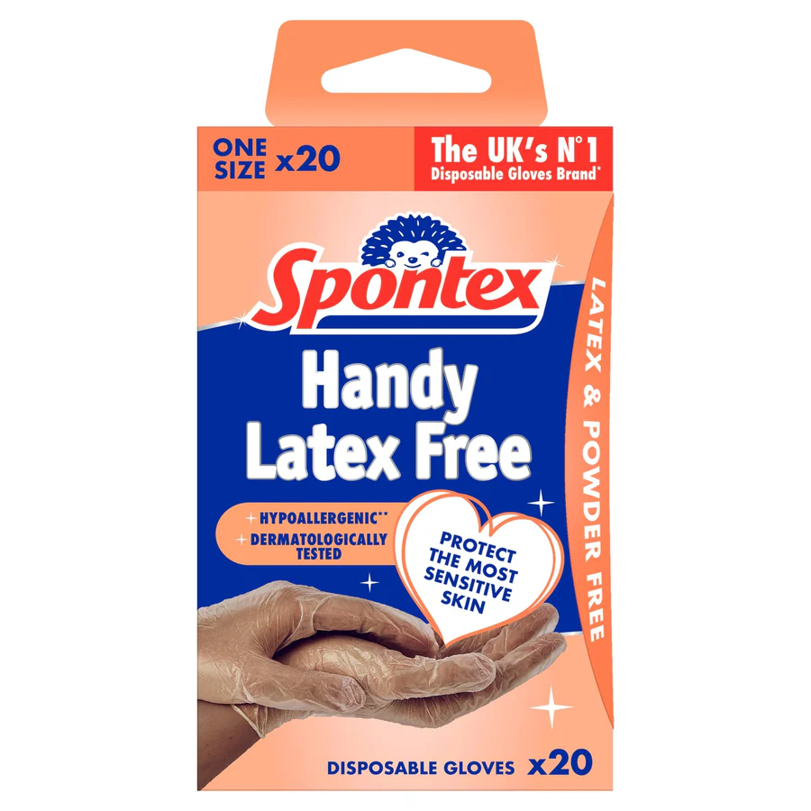 Spontex Handy Sensitive Disposable Gloves 20 Pack