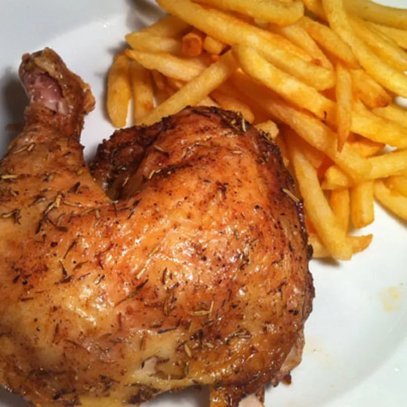 chicken and chips